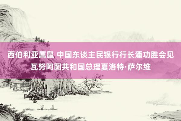 西伯利亚属鼠 中国东谈主民银行行长潘功胜会见瓦努阿图共和国总理夏洛特·萨尔维